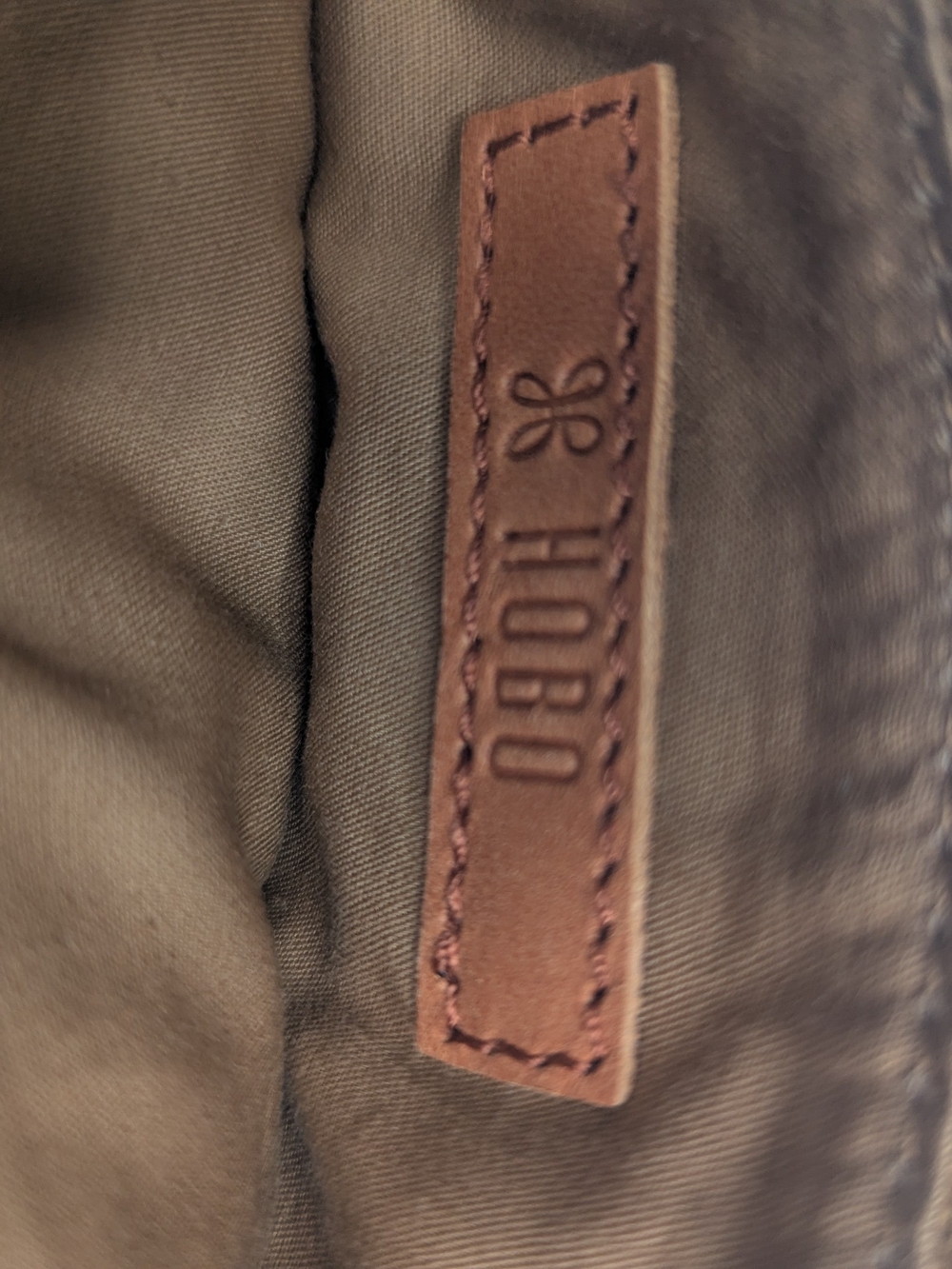 HOBO International Tan Leather Crossbody Pouch / Purse - Picture 6 of 16